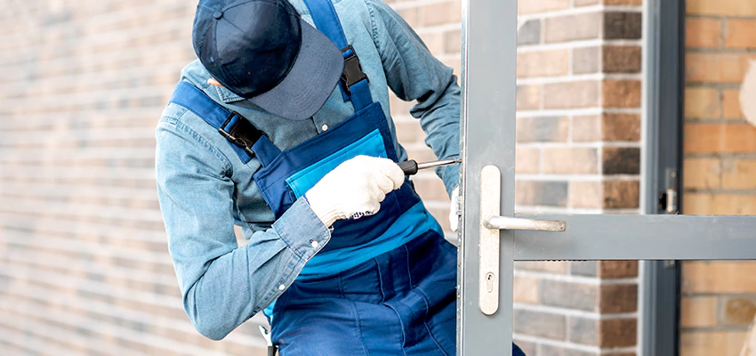 Pivot Storefront Door Locks Installation in Rockford, Illinois